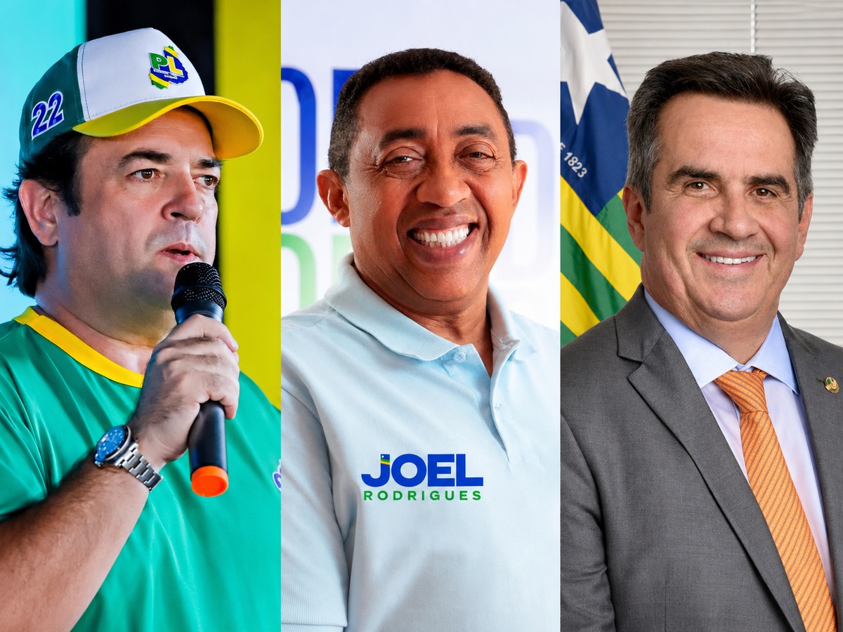 Tiago Junqueira, Joel Rodrigues e Ciro Nogueira