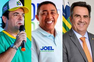 Tiago Junqueira, Joel Rodrigues e Ciro Nogueira (Foto: Reprodução)