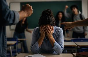 Violência contra professores (Foto: Gerada por IA)