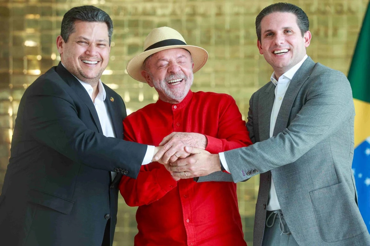 Alcolumbre, Lula e Hugo Motta