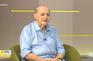 Prefeito Sílvio Mendes durante entrevista ao Bom Dia Piauí (Foto: TV Clube)