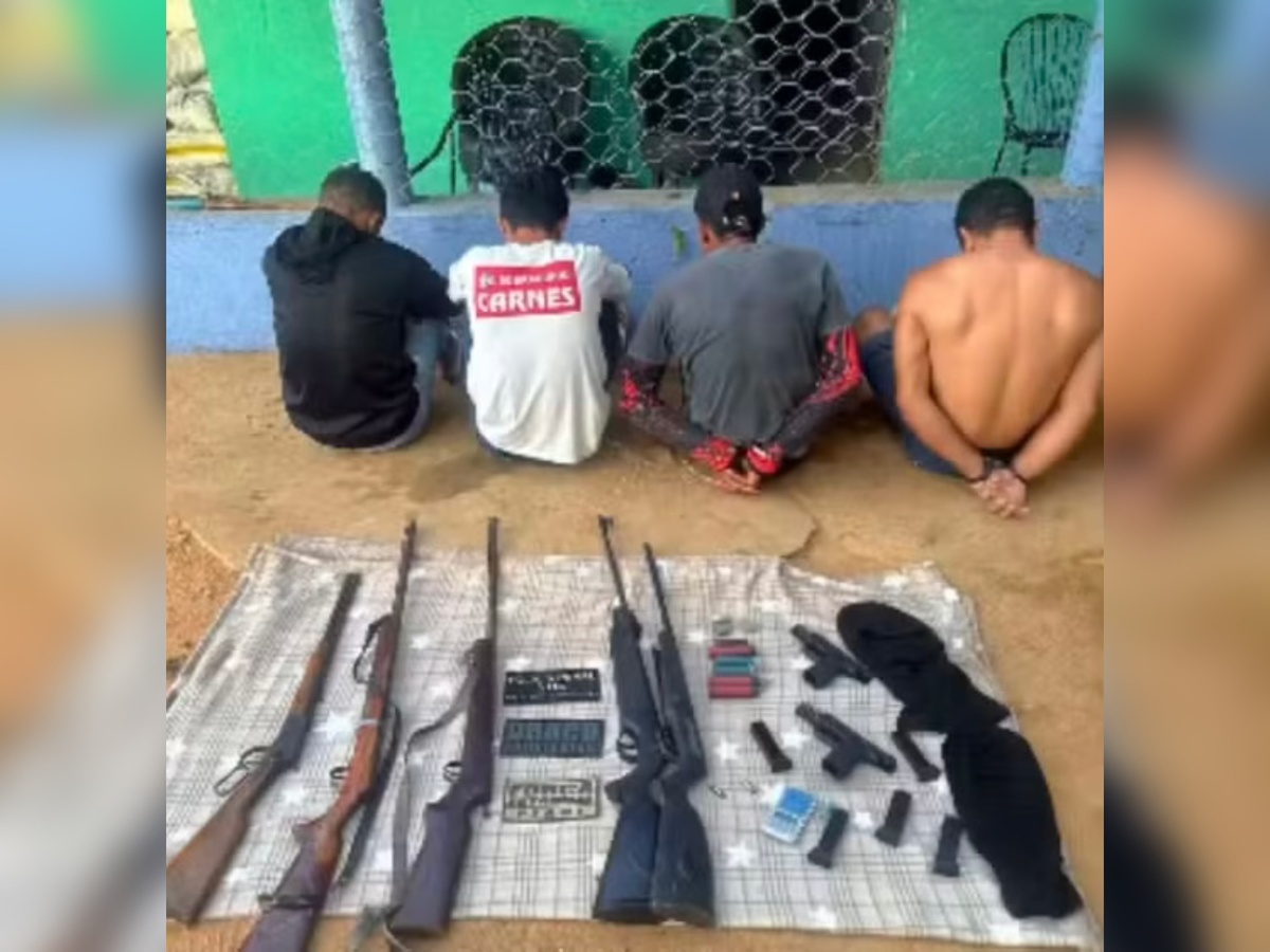 Suspeitos foram presos em flagrante durante a operação no Sul do estado