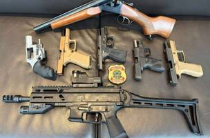 Armas apreendidas (Foto: Divulgação/Polícia Federal)