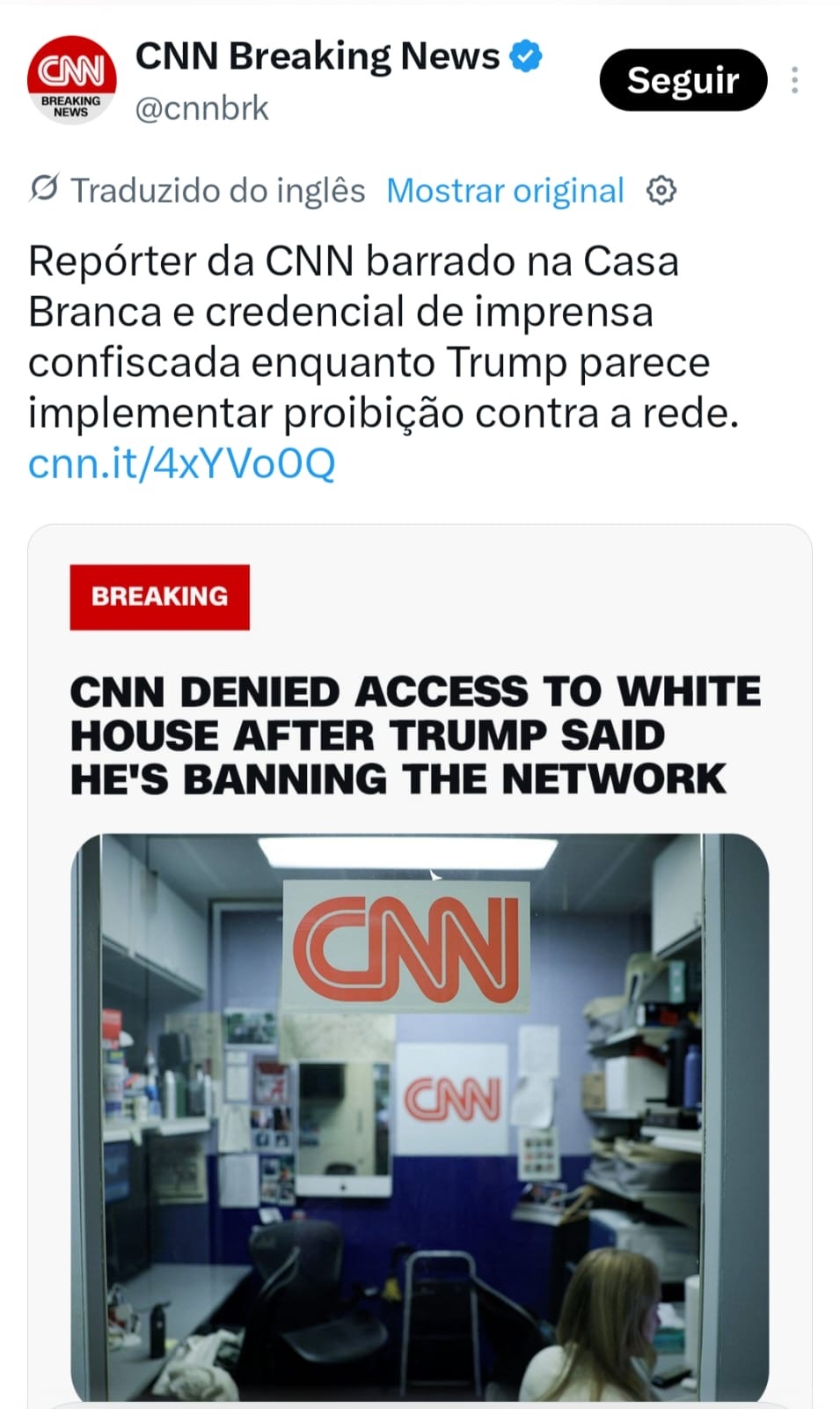 EUA caminham para uma ditadura? Trump restringe imprensa