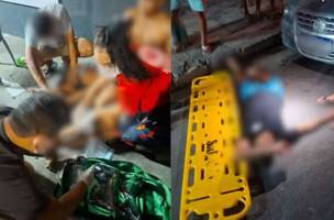 Feridos foram socorridos e conduzidos a um hospital da região (Foto: Reprodução/PMPI)