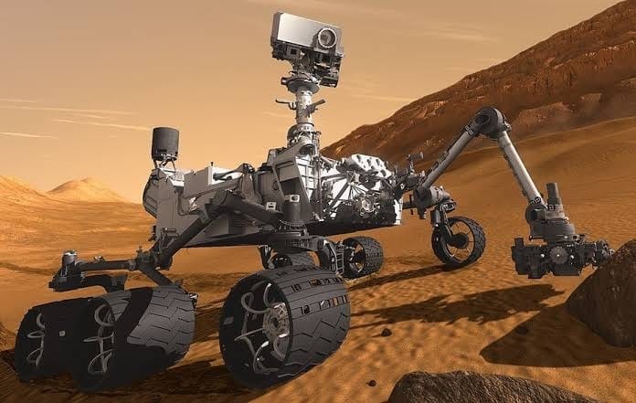 Foto: Reprodução.    Curiosity encontra formações incomuns em Marte. A origem ainda é investigada pela NASA.