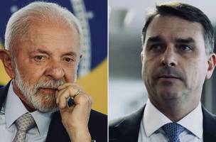 Lula e Flávio Bolsonaro disputam votos na última semana antes do primeiro turno. (Foto: Reprodução)
