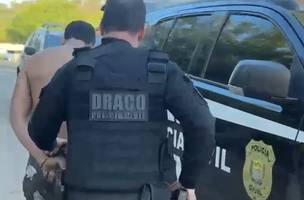 Prisão foi realizada pelo Draco (Foto: Reprodução)