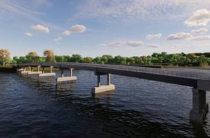 Projeto de como ficará a "Ponte do Pesqueirinho" (Foto: Prefeitura de Teresina)