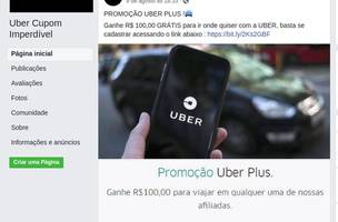 Mais de 90 páginas falsas com a marca da Uber são identificadas no Facebook (Foto: -)