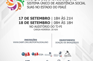 Seminário debate atuação dos advogados no Sistema Único de Assistência (Foto: -)