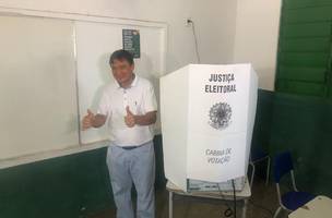 Wellington Dias vota e se diz confiante na virada de Haddad (Foto: -)