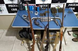 Força Tática prende homem com várias armas e munições no Piauí (Foto: -)
