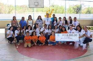 Escola da zona rural recebe premiação pelo 3º lugar na Mostra Interdisciplinar (Foto: -)