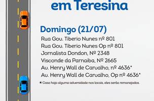 Prefeitura de Teresina divulga locais de radares estáticos deste domingo (Foto: -)