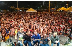 Show de Top Gun encerra 2ª edição do Festival The Vejo na Ponte (Foto: -)