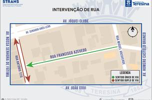 Parte da Rua Francisco Azevedo terá sentido único a partir de sábado (Foto: -)