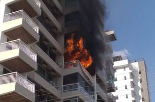 Major dá detalhes sobre incêndio em apartamento na zona Sul de Teresina (Foto: -)