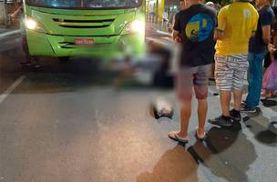 Motociclista morre ao colidir em ônibus na zona Sul de Teresina (Foto: -)