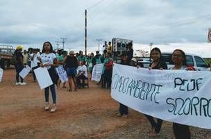 Moradores protestam contra empresa de energia solar da Itália por danos ambientais no Piauí (Foto: -)