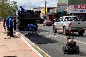 Prefeitura efetua Operação Tapa-Buracos na zona Norte (Foto: -)