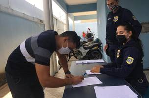 Guardas municipais tomam posse e vão atuar na fiscalização dos decretos contra o coronavírus (Foto: -)