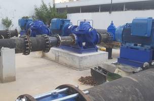 Nova unidade de bombeamento deve aumentar em 30% a distribuição de água na zona Leste (Foto: -)