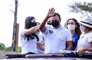 Candidato Fábio Abreu inicia campanha com carreata na zona norte de Teresina (Foto: -)