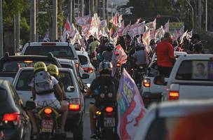 “Meu coração é só gratidão”, diz Fábio Novo depois de carreata pela zona Sul de Teresina (Foto: -)