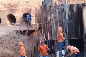 Governo constrói ponte em Nazária e entrega é prevista para fevereiro de 2021 (Foto: -)