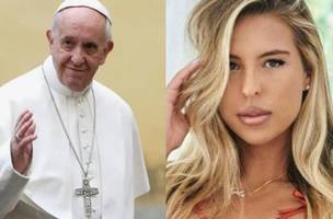 O Papa é pop? Investigação no Vaticano depois de Francisco “curtir” foto de brasileira seminua (Foto: -)