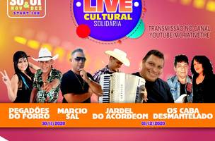 Live solidária é realizada para ajudar classe artística no Piauí; veja programação (Foto: -)