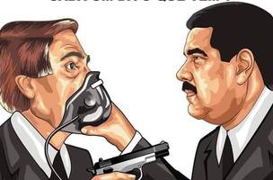 Chanceler venezuelano compartilha charge de piauiense que critica Bolsonaro; entenda (Foto: -)