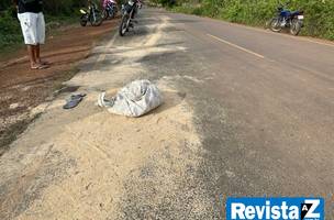 Homem morre ao ser atropelado por motocicleta na PI 213, em Esperantina (Foto: -)